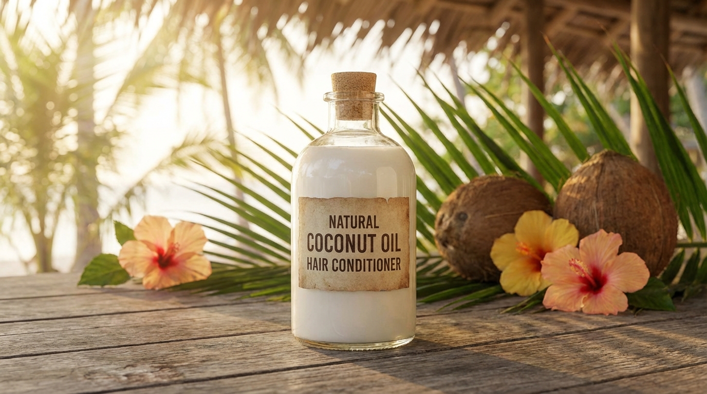 découvrez notre recette maison d'après-shampoing naturel à l'huile de coco pour des cheveux doux et faciles à démêler, sans ingrédients chimiques.