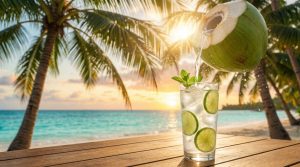 découvrez les bienfaits de l'eau de coco : une source naturelle d'hydratation, riche en minéraux essentiels et en propriétés bénéfiques pour la santé.