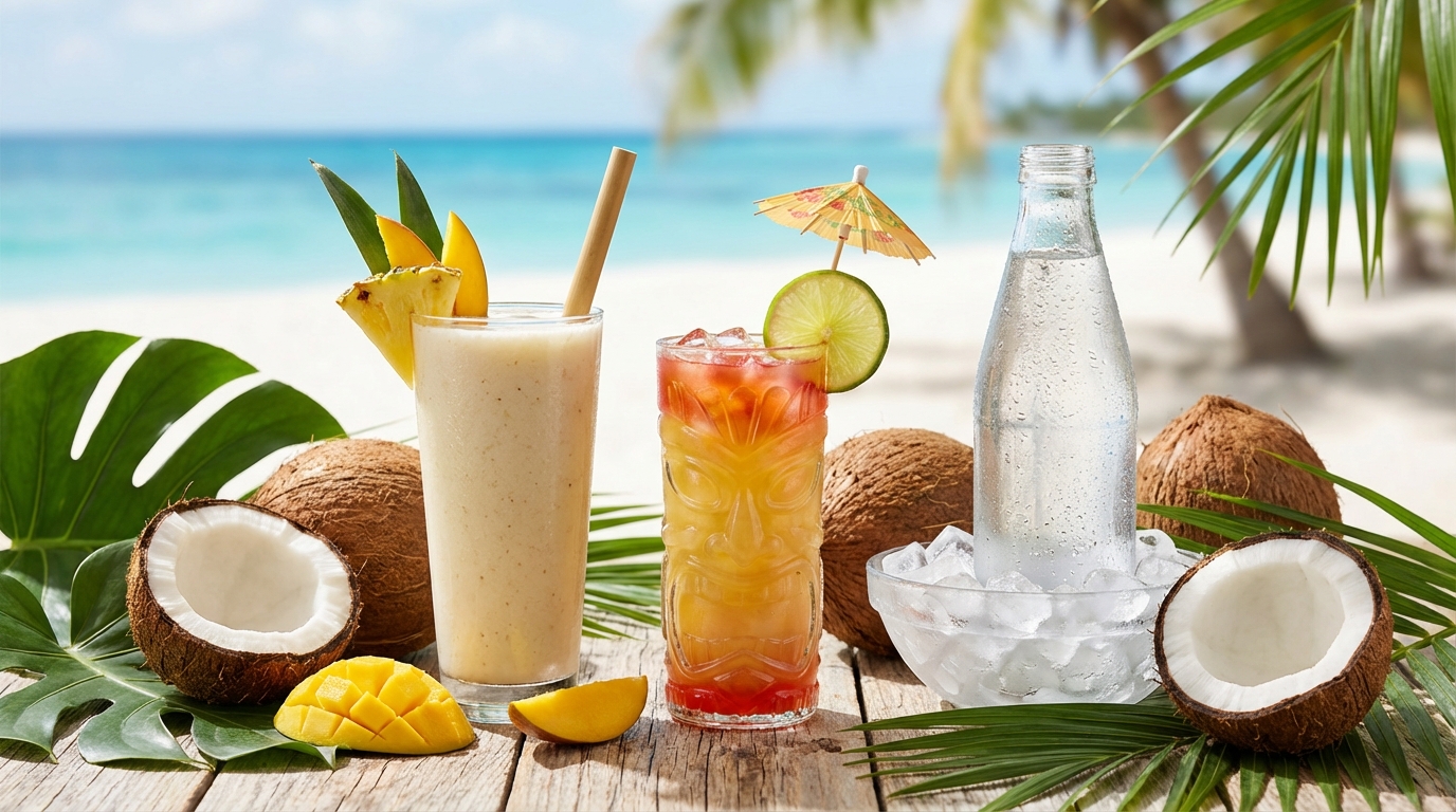 découvrez nos délicieuses boissons à la noix de coco : smoothies frais, cocktails exotiques et eau de coco naturelle pour une hydratation saine et gourmande.