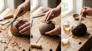 découvrez comment fabriquer et vernir un bol en noix de coco avec notre guide détaillé. apprenez les techniques pour créer un coconut bowl unique et durable.