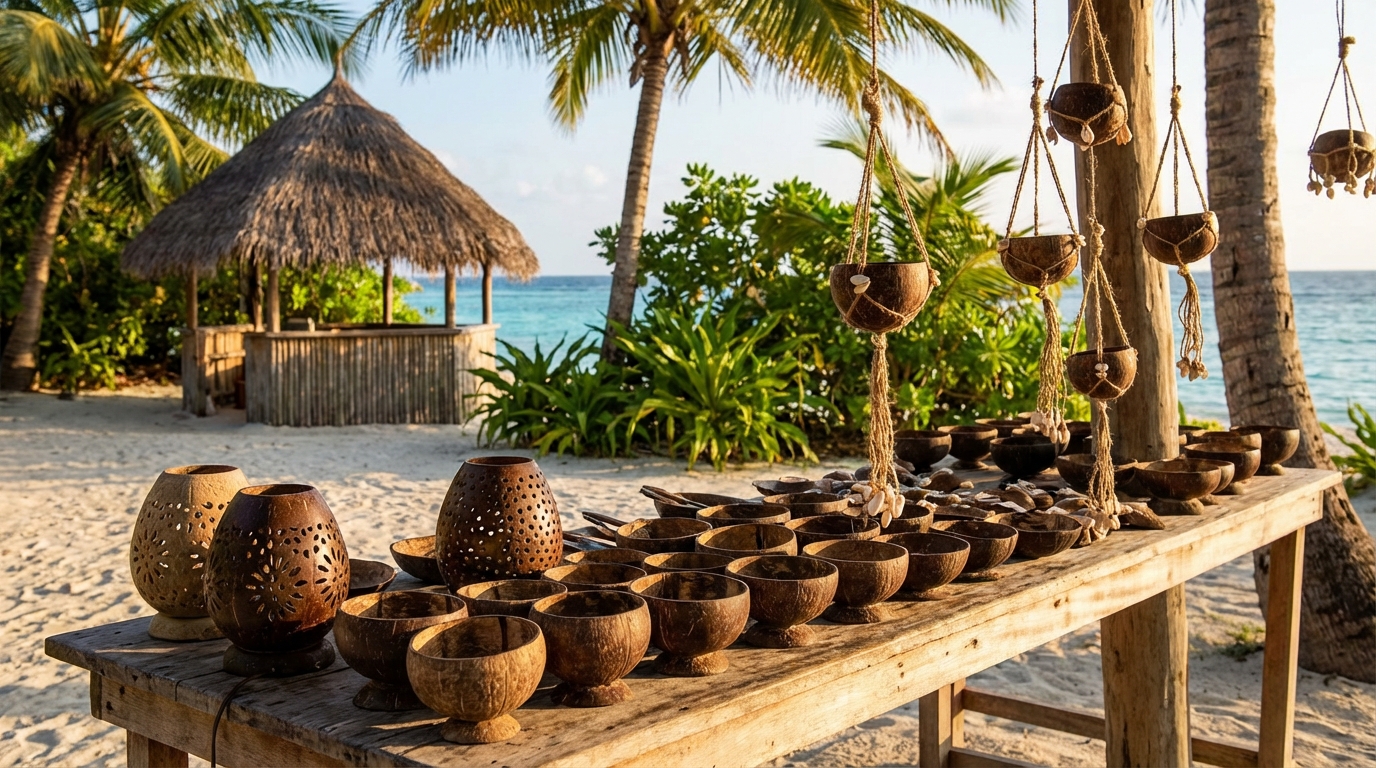 découvrez 15 idées déco créatives et originales avec des coques de noix de coco pour sublimer votre intérieur de manière naturelle et tendance.