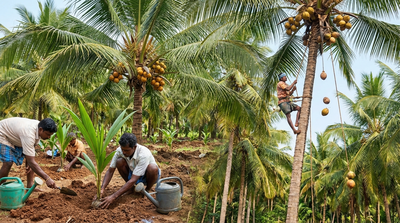 découvrez tout sur la culture du cocotier, de la plantation à la récolte des noix, avec des conseils pratiques pour optimiser votre production et assurer une récolte réussie.