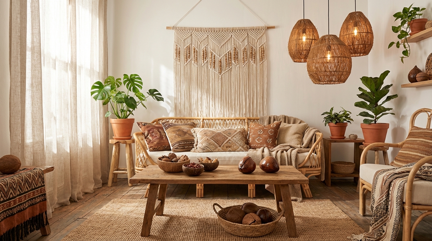 découvrez la déco bohème avec noix de coco, alliant style naturel et ethnique chic pour une ambiance chaleureuse et authentique dans votre intérieur.