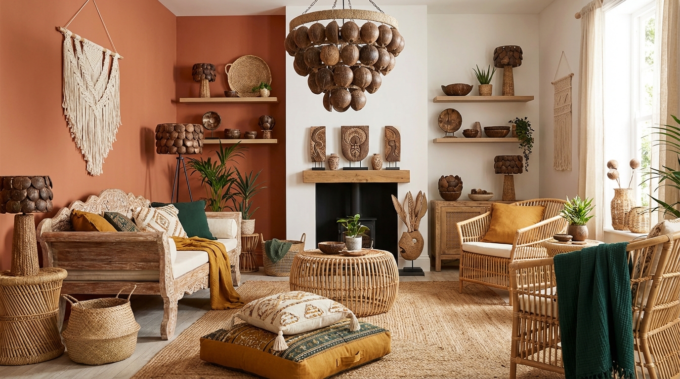 découvrez comment intégrer la noix de coco dans votre déco bohème pour un style naturel et ethnique chic, alliant authenticité et élégance chaleureuse.