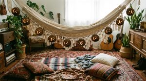 apportez une touche bohème et naturelle à votre décoration avec cette guirlande lumineuse artisanale en coques de coco, parfaite pour créer une ambiance chaleureuse et originale chez vous.