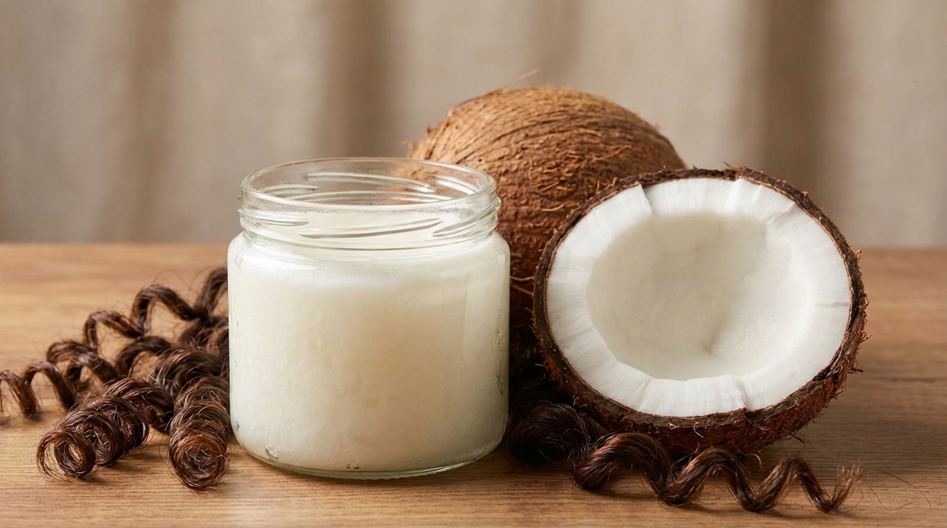 découvrez comment l'huile de coco peut sublimer vos cheveux bouclés en définissant vos boucles, en apportant une hydratation intense et une brillance naturelle pour une chevelure éclatante de santé.