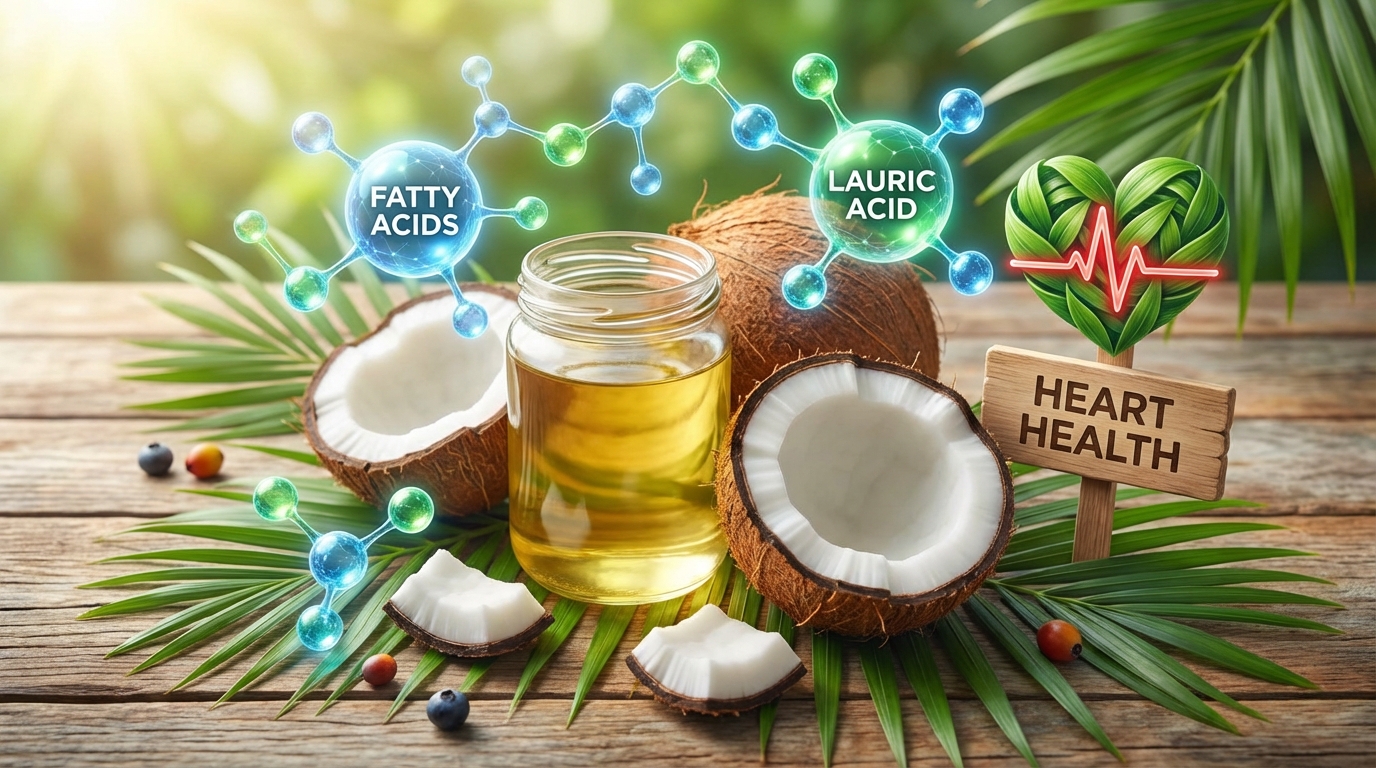 découvrez les bienfaits de l'huile de coco pour la santé : améliorez votre cholestérol, favorisez la perte de poids et stimulez votre métabolisme naturellement.