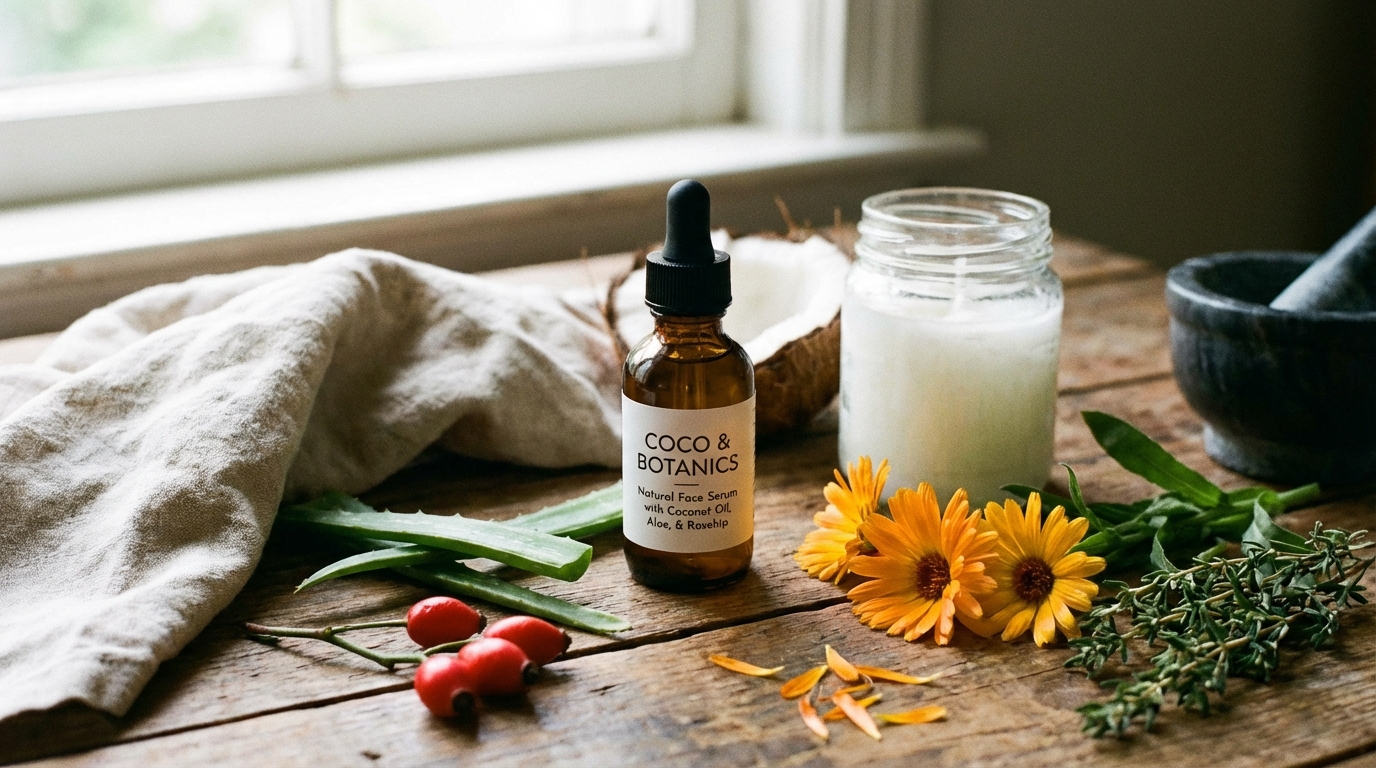 découvrez notre recette maison de sérum visage à l'huile de coco, un soin naturel puissant pour prévenir les rides et nourrir votre peau en profondeur.