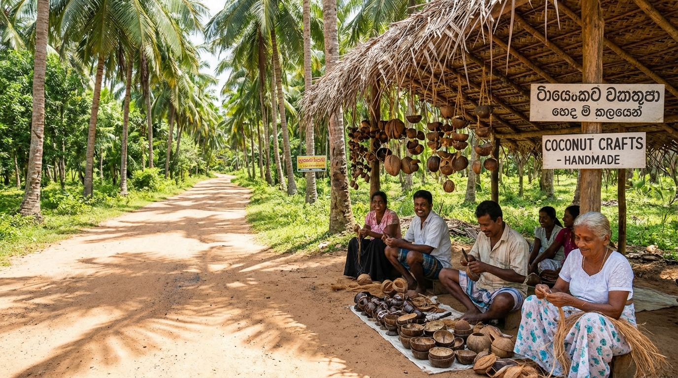 découvrez la route de la noix de coco au sri lanka et plongez dans les traditions locales authentiques, entre paysages tropicaux, artisanat traditionnel et rencontre avec les habitants.
