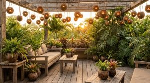 découvrez notre collection unique de pots et lanternes en coque de noix de coco pour une terrasse exotique et naturelle. apportez une touche d’authenticité et de charme tropical à votre espace extérieur.