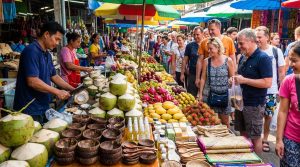 découvrez la thaïlande à travers ses marchés colorés, ses vastes plantations de noix de coco et ses spécialités culinaires savoureuses où la noix de coco est reine.
